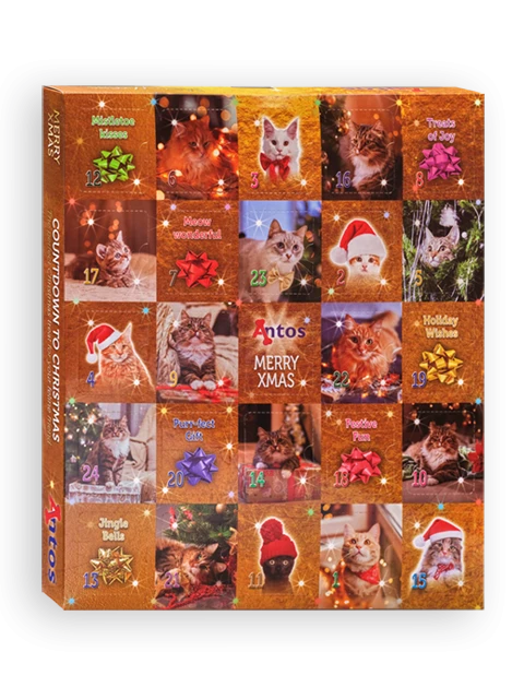Christmas Advent Calendar 200 gr - Cats