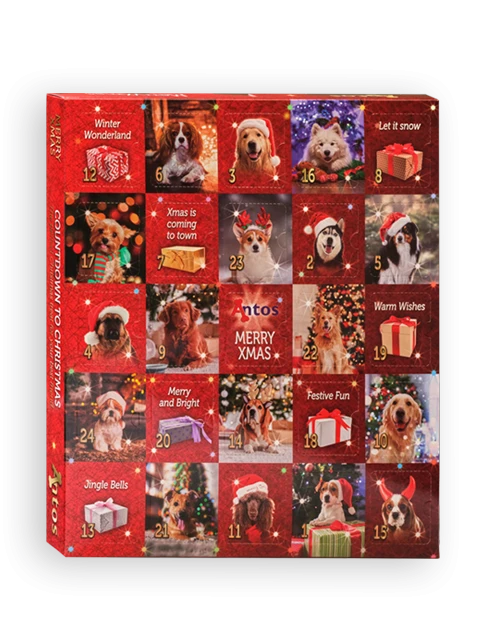 Christmas Advent Calendar 225 gr - Dogs