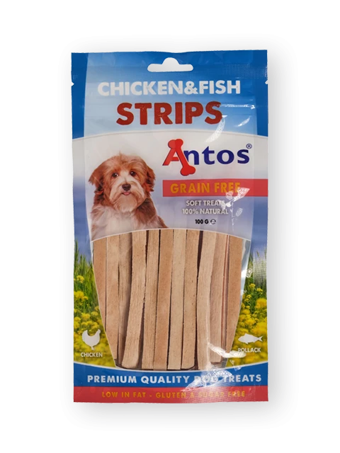 Chicken&Fish Strips 100 gr