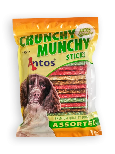 Crunchy Munchy Sticks 5" 10 mm Assorted