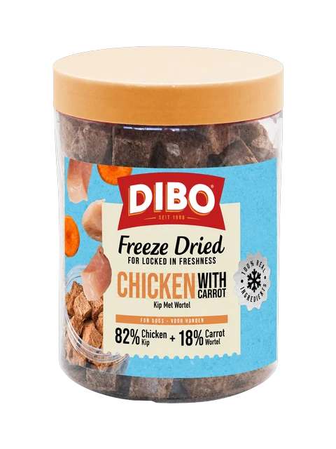 DIBO Freeze-Dried Chicken & Carrot 90 gr