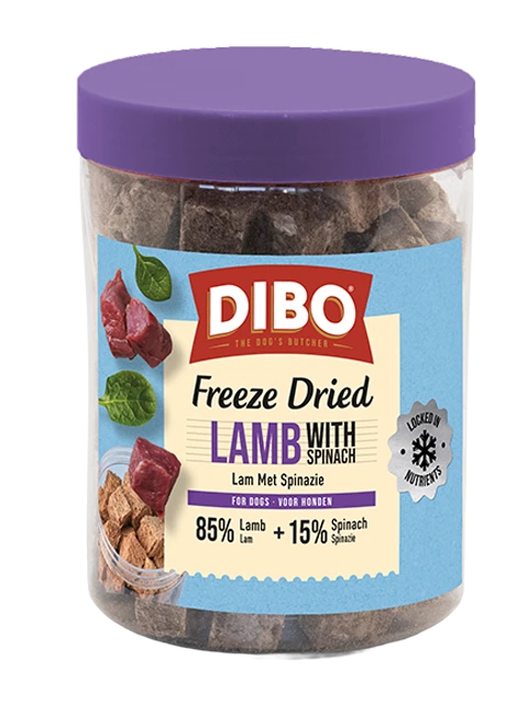 DIBO Freeze-Dried Lamb & Spinach 90 gr
