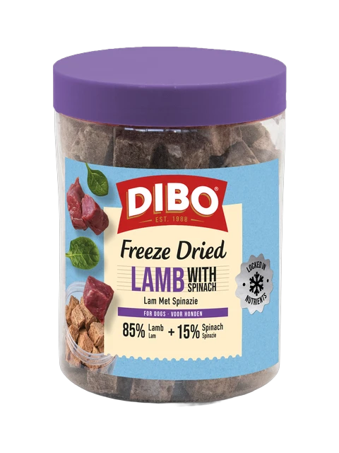 DIBO Freeze-Dried Lamb & Spinach 90 gr