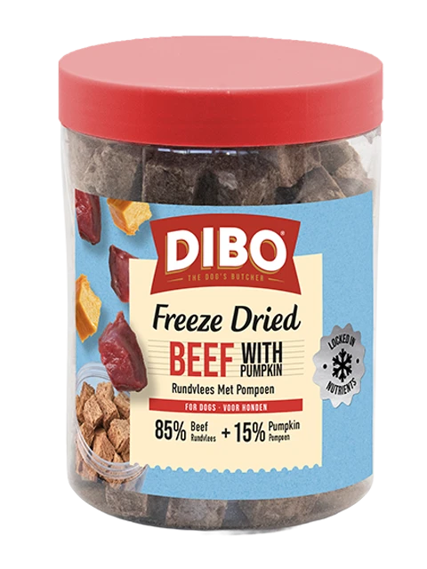 DIBO Freeze-Dried Beef & Pumpkin 90 gr