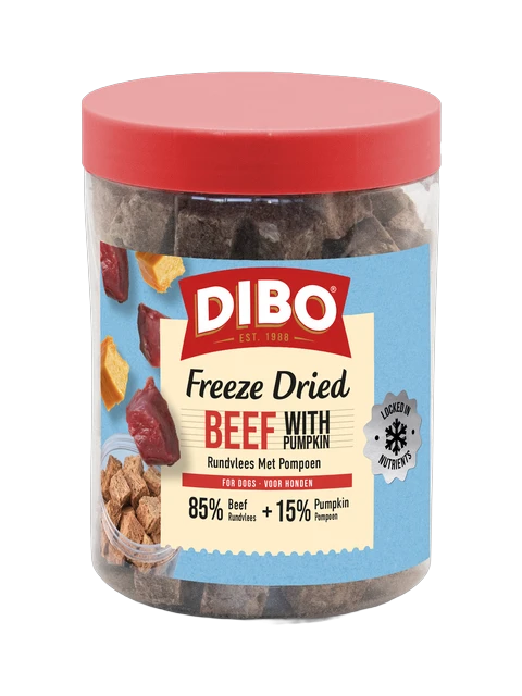 DIBO Freeze-Dried Beef & Pumpkin 90 gr