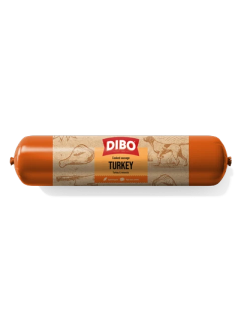 DIBO Cooked Sausage Pur Turkey 800 gr
