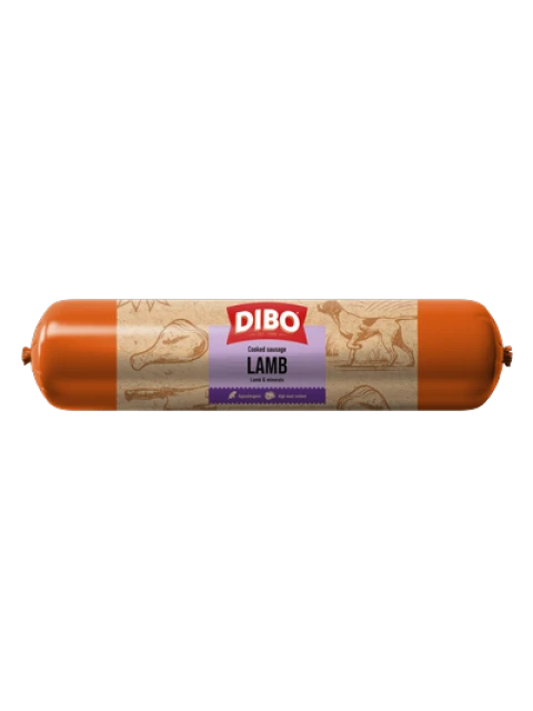 DIBO Cooked Sausage Pur Lamb 800 gr