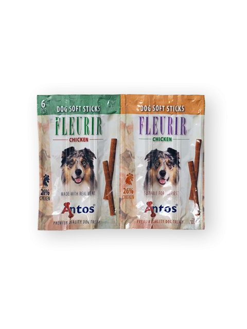 Dog Soft Sticks Fleurir Chicken 6 pcs