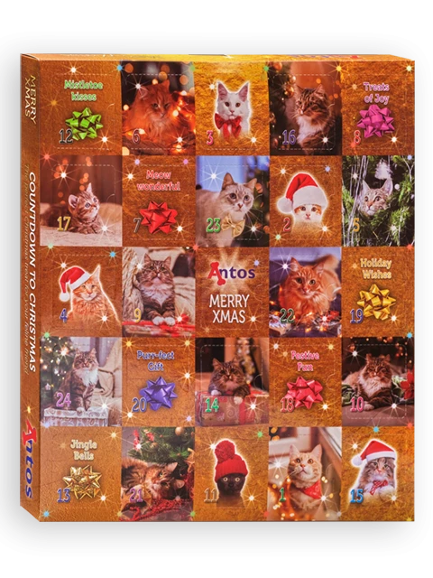 Christmas Advent Calendar 200 gr - Cats