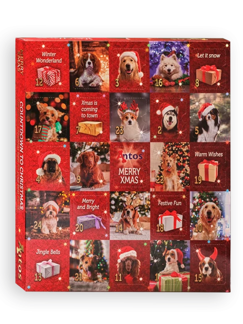 Christmas Advent Calendar 225 gr - Dogs