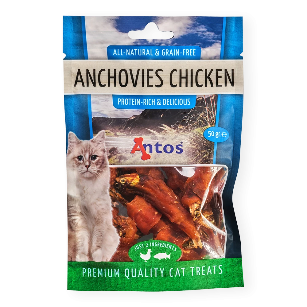 Cat Treats Anchovies&Chicken 50 gr
