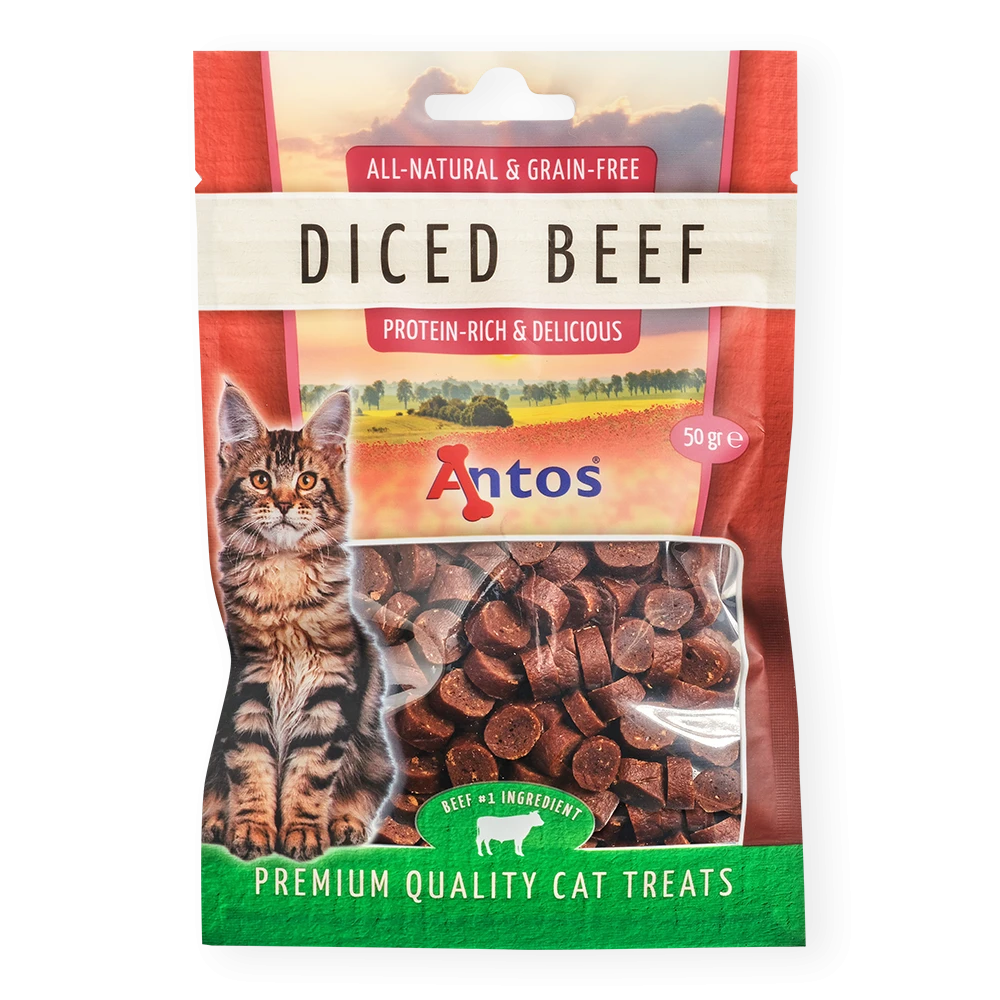 Cat Treats Diced Beef 50 gr