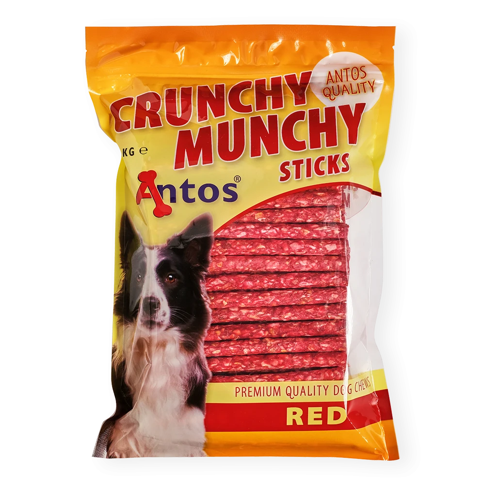 Crunchy Munchy Sticks 5" 10 mm Red