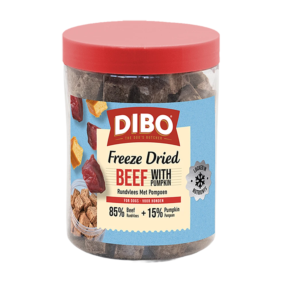 DIBO Freeze-Dried Beef & Pumpkin 90 gr
