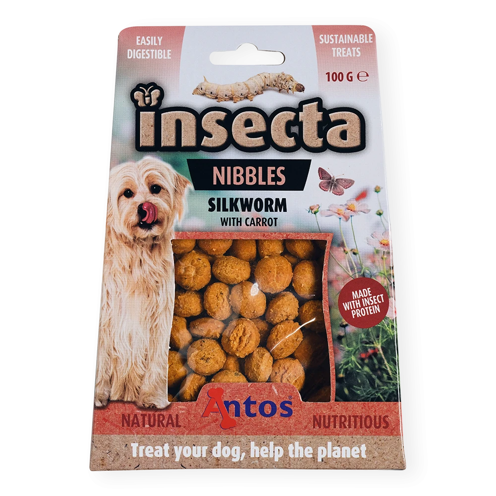 Insecta Nibbles Silkworm & Carrot 100 gr