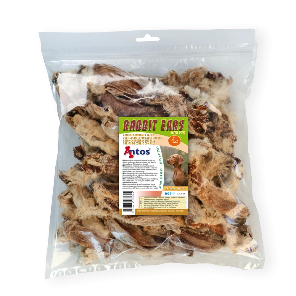 Rabbit Ears with Fur 400 gr