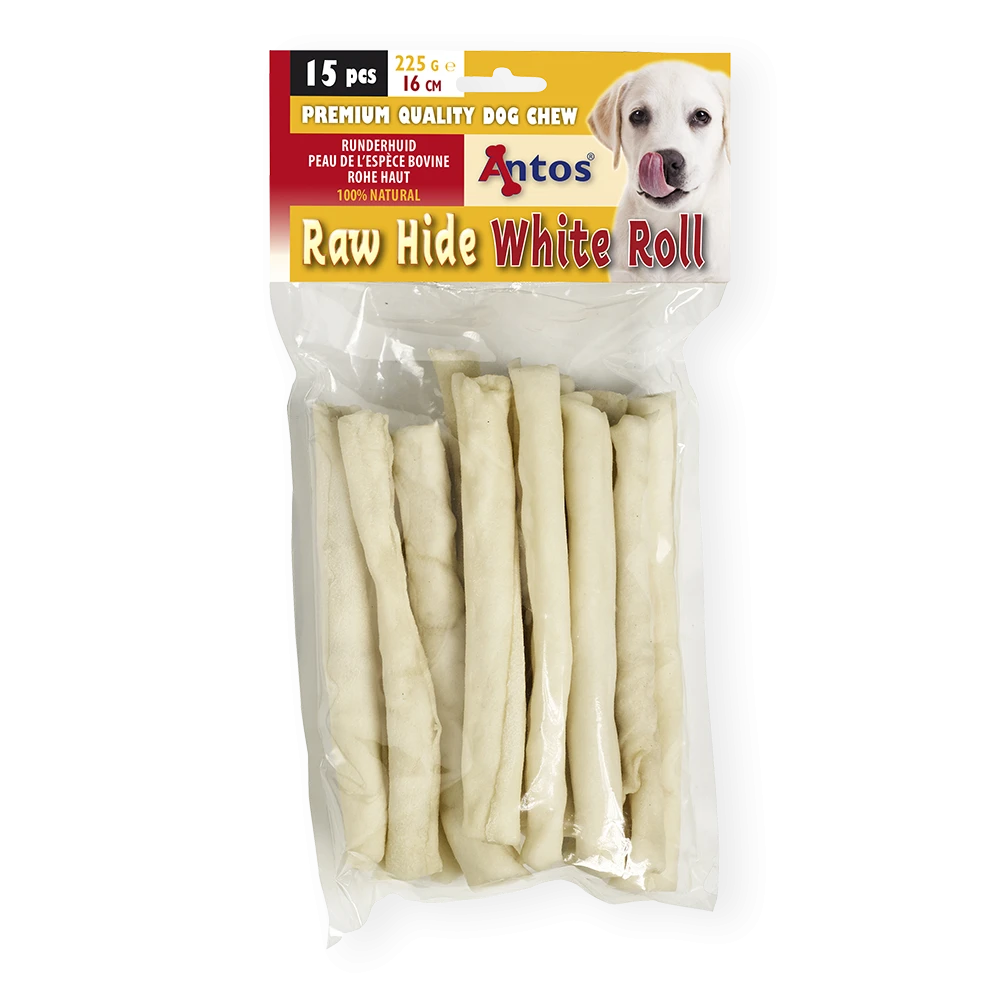 Raw Hide White Roll 15 pcs