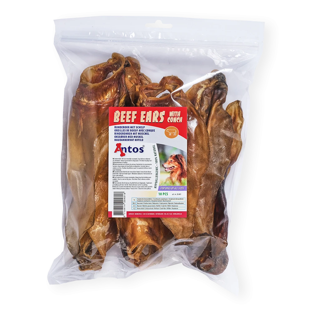 Beef Ears XL with conch 10 pcs