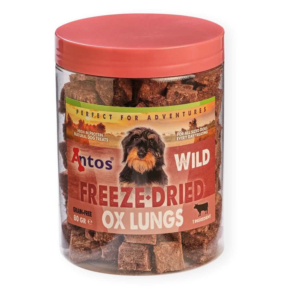 WILD Freeze-Dried Ox Lungs 80 gr