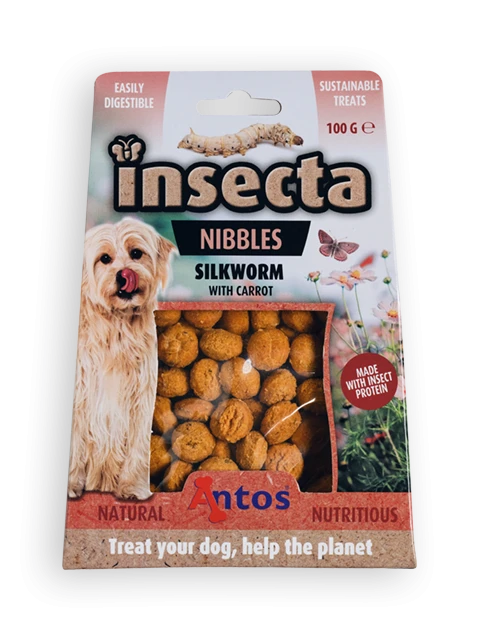 Insecta Nibbles Silkworm & Carrot 100 gr