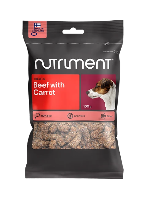 Nutriment Beef & Carrot Treat 100 gr
