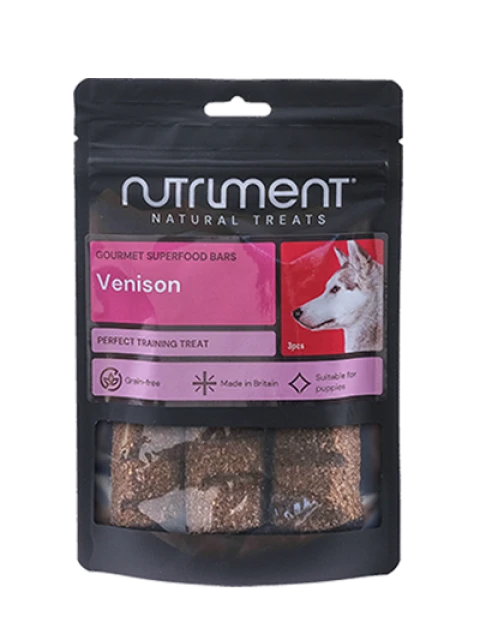 Nutriment Superfood Bars Venison 3 pcs