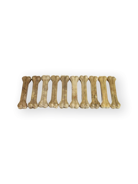 Raw Hide Pressed Bone 10-10½" Natural 280-290 gr