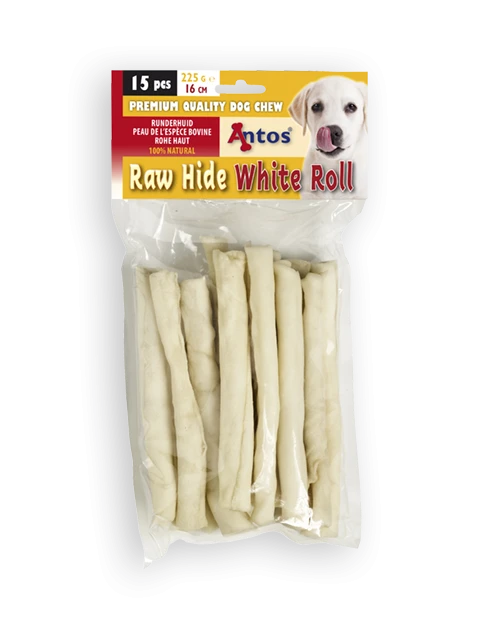 Raw Hide White Roll 15 pcs