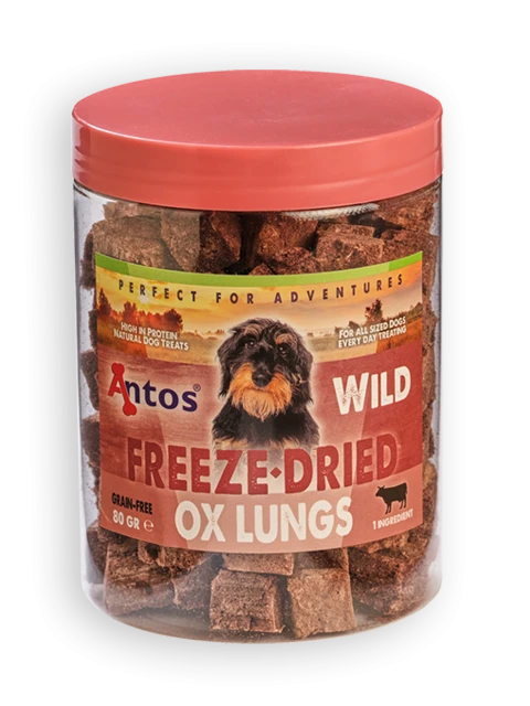 WILD Freeze-Dried Ox Lungs 80 gr
