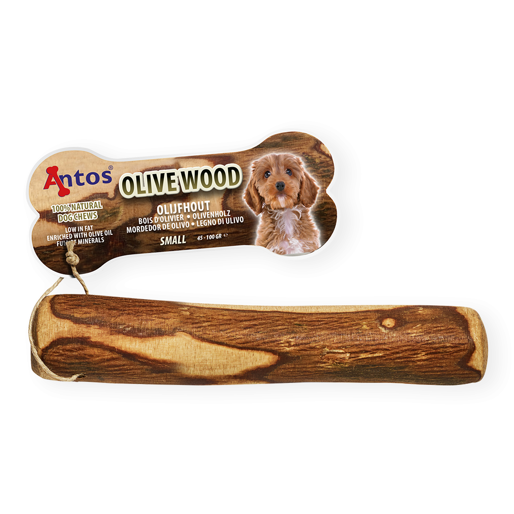 Olive wood dog online chew
