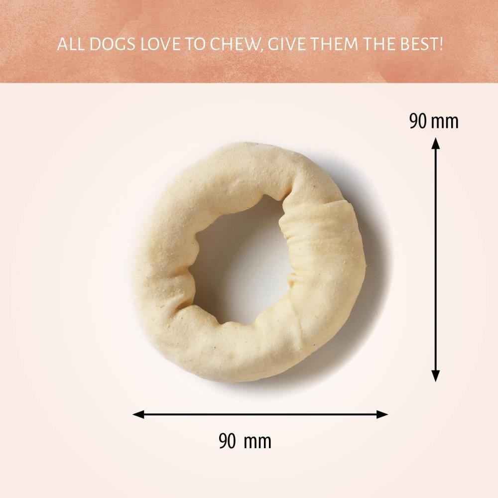 3½" Donut White