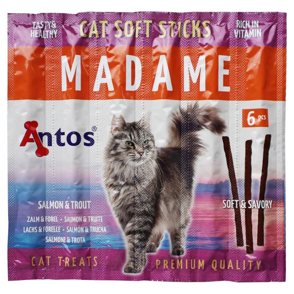 Cat Soft Sticks Madame Salmon&Trout 6 pcs