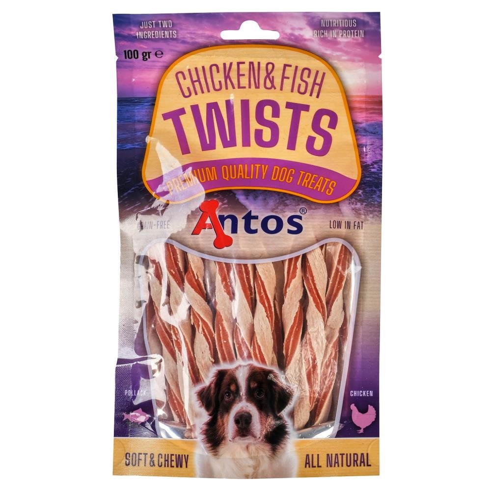 Chicken&Fish Twists 100 gr