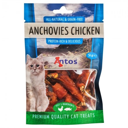 Cat Treats Anchovies&Chicken 50 gr