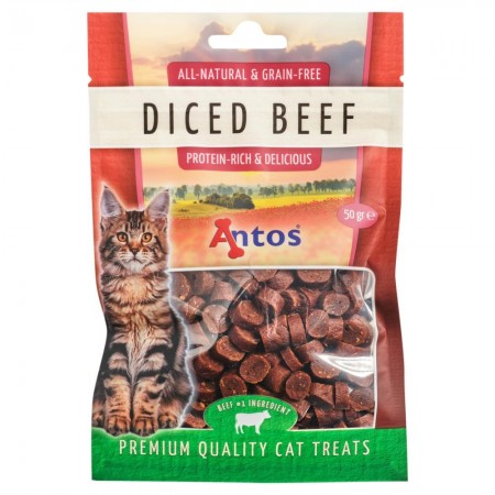 Cat Treats Diced Beef 50 gr