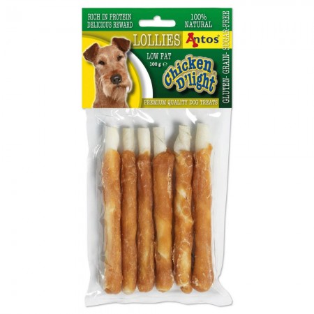 Chicken D'light Lollies 100 gr