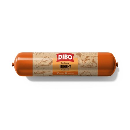DIBO Cooked Sausage Pur Turkey 800 gr