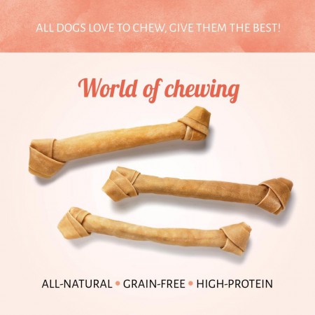 Knotted Bone 15" 230-240 gr