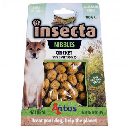 Insecta Nibbles Cricket & Sweet Potato 100 gr