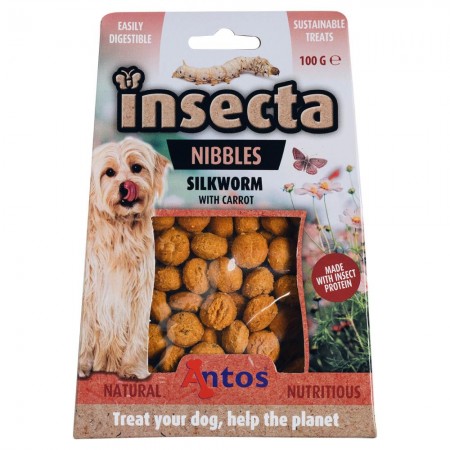 Insecta Nibbles Silkworm & Carrot 100 gr