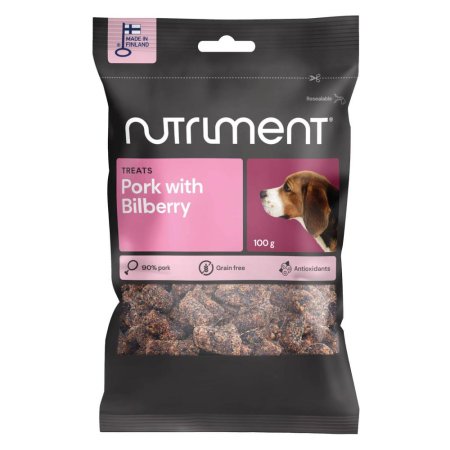 Nutriment Pork & Bilberry Treat 100 gr