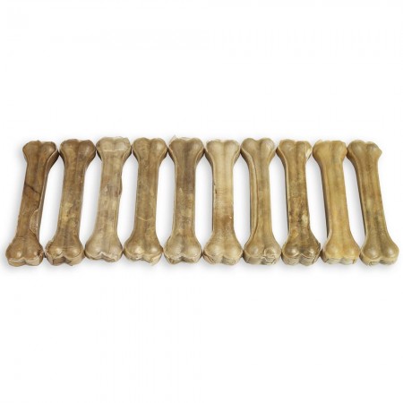 Raw Hide Pressed Bone 10-10½" Natural 280-290 gr