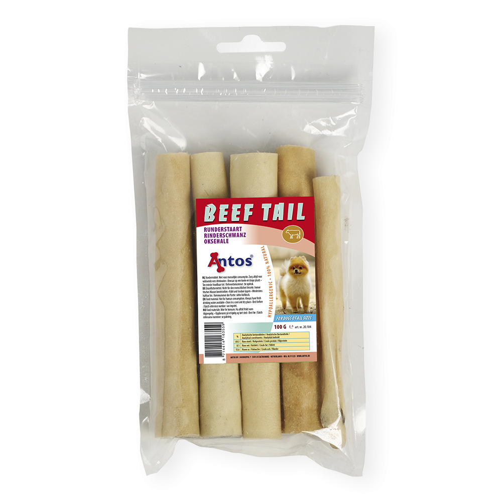 Beef tail dog treats top